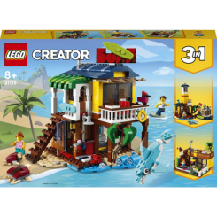 Конструкторы LEGO - Конструктор LEGO Creator Пляжный домик серферов (31118)