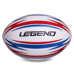Спортивні активні ігри - М'яч для регбі LEGEND FB-3289 №4 Білий-Червоний-Синій (R-3289)