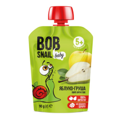 Сладости - Пюре Bob Snail Яблоко-Груша (4820219343011)