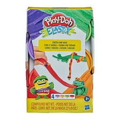 Наборы для лепки - Набор пластилина Play-Doh Эластикс Джунгли 4 баночки (E6967/E9863)