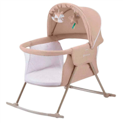 Манежи - Кроватка-колыбель 3 в 1 Kinderkraft Lovi Beige (KKLLOVIBEG0000)