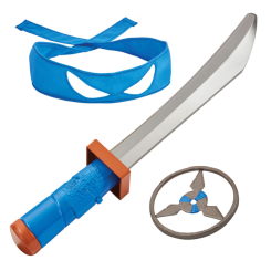 Холодна й метальна зброя - Ігровий набір TMNT Мovie III W3 Катана Леонардо Обертальний удар (84266)