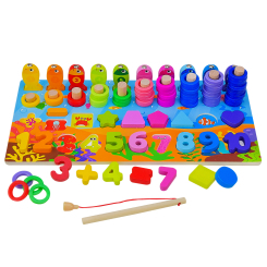 Розвивальні іграшки - Дерев'яний сортер Shantou Jinxing математичний (WD13009)