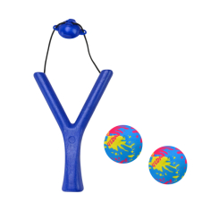 Стрелковое оружие - Рогатка Країна Іграшок с двумя мячиками синяя (YX1123/4)