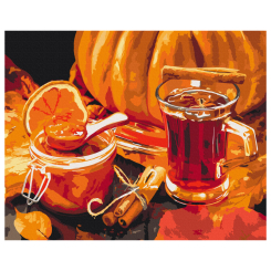 Товары для рисования - Картина по номерам Brushme Осенний чай (BS52636)