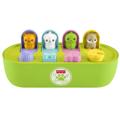 Развивающие игрушки - Развивающая игрушка Fisher-Price Прятки со зверюшками (JDL66)