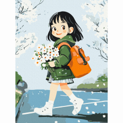 Товари для малювання - Картина за номерами Brushme Квіти для мами 30х40 см (KBS0179) Товари для малювання - Картина за номерами Brushme Квіти для мами 30х40 см (KBS0179)