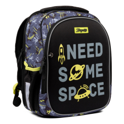 Рюкзаки та сумки - Рюкзак 1 Вересня S-107 Space чорний (552005)