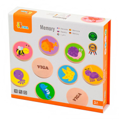 Настольные игры - Настольная игра Viga Toys Memory 32 карточки (50126)