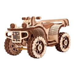 3D-пазли - Тривимірний пазл Wood Trick Квадроцикл ATV механічний (S1) (4820195190395)