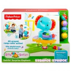 Розвивальні іграшки - Музичний ігровий набір Слоненя з кульками Fisher-Price (DGT87)