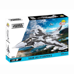 Конструкторы с уникальными деталями -  Конструктор Cobi Самолет SAAB JAS 39 Gripen E 480 деталей (COBI-5820)