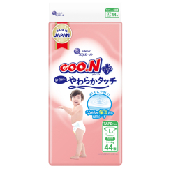 Товари для догляду - Підгузки Goo.N Plus L (9-14 кг) 44 штуки (21001498)