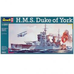 3D-пазлы - Модель для сборки Линейный корабль Великобритания 1937-1941 HMS Duke of York Revell (5811)