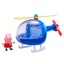 Фигурки персонажей - Игровой набор Peppa Pig Вертолет Пеппи (06388)