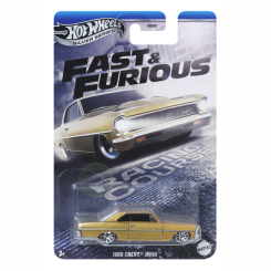 Автомодели - Автомодель Hot Wheels Форсаж 1966 Chevy Nova бронзовая (HNR88/JBY42)