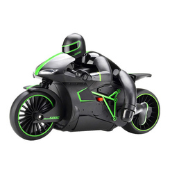 Радиоуправляемые модели - Игрушечный мотоцикл Crazon на радиоуправлении зеленый 1:12 (CZ-333-MT01Bg)