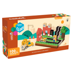 Магнітні конструктори - Конструктор My World Магнітні блоки Місто 100 деталей (CJ-4515482)