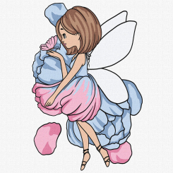 Товари для малювання - Картина за номерами Ідейка Ніжна чарівниця 25 х 25 см (KHO6152)