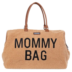 Рюкзаки та сумки - Сумка Childhome Mommy bag teddy beige (CWMBBT)