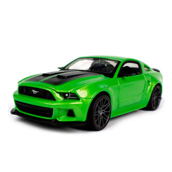 Транспорт и спецтехника - Автомодель New Ford Mustang Street Racer; масштаб 1:24 (31506 met.green)