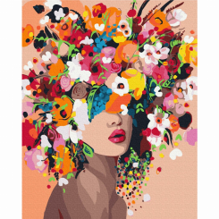 Товари для малювання - Картина за номерами Brushme Квіткова німфа (BS41053) Товари для малювання - Картина за номерами Brushme Квіткова німфа (BS41053)