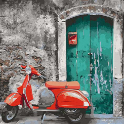 Товари для малювання - Картина за номерами Art Craft Сусідський мопед 40 х 40 см (11206-AC) Товари для малювання - Картина за номерами Art Craft Сусідський мопед 40 х 40 см (11206-AC)