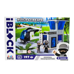 Конструктори з унікальними деталями - Конструктор IBLOCK Build & create General headquarters 197 деталей (KH42/004/2)