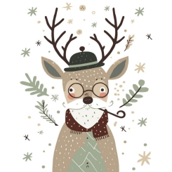 Товары для рисования - Картина по номерам Art Craft Мистер Олень 40х50 см (11592-AC)