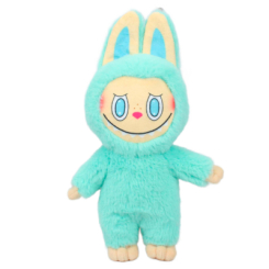 Персонажі мультфільмів - М'яка іграшка Копиця Лялька-Зайка принт м'ята 34 см (00422-83/3)
