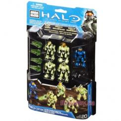 Блочные конструкторы - Набор светящихся фигурок Солдаты UNSC серии Halo (97199)