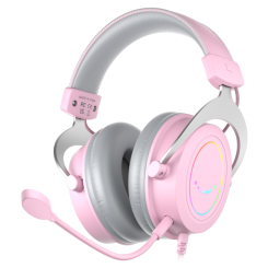 Навушники - Гарнітура Fifine RGB pink (H3P)