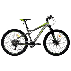 Велосипеды - Велосипед Atlantic Rubicon NX 27.5'' M/17'' Grey/Lime (5060948062459)
