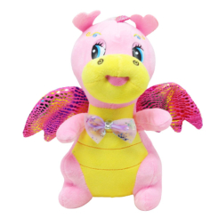 Мягкие животные - Мягкая игрушка Дракошка розовый MIC (M16276) (222684)