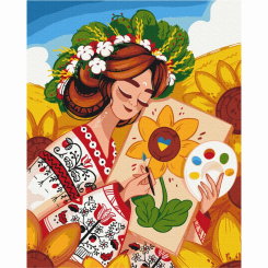 Товари для малювання - Картина за номерами Brushme Українська творчість (BS53637)
