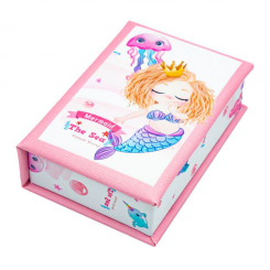 Ювелирные украшения - Шкатулка для украшений Shantou Yisheng Русалочка книга (FG240424011D) Ювелирные украшения - Шкатулка для украшений Shantou Yisheng Русалочка книга (FG240424011D)