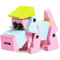 Розвивальні іграшки - Дерев'яна іграшка Cubika Собака Акробат (11858)
