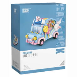 Блочные конструкторы - ​Конструктор LOZ mini Радужный автомобиль 758 деталей (1133)