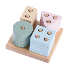 Развивающие игрушки - Развивающая игрушка Cubika Геометрический сортер LSG-6 (15870)