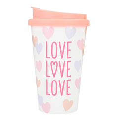 Чашки, стаканы - Стакан Top Model Love с крышкой 350 мл (042180/35)