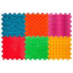 Развивающие коврики - Массажный коврик Ortek Морской Пазл 6 элементов (4820264130093)