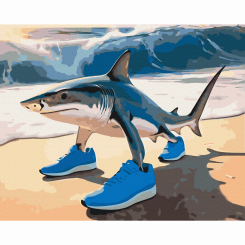 Товари для малювання - Картина за номерами Brushme Tralalero Tralala (BS54385)