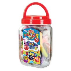 Наборы для лепки - Игровой набор тесто для лепки и пластилин Danko toys 3 в 1 (TAB-01-01U)