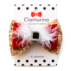 Бижутерия и аксессуары - Бантик Glamurino Santa (2301)