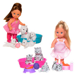 Куклы - Кукла Ева с животными Simba в ассортименте (5734191)