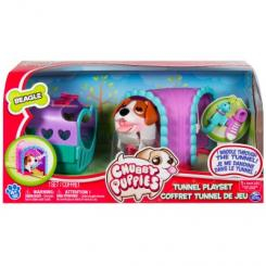 Фігурки тварин - Ігровий набір Chubby Puppies на прогулянці Гончак (SM56701-2)