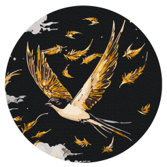 Товари для малювання - Картина за номерами Brushme Золотий політ 30 см (RCB00115M) Товари для малювання - Картина за номерами Brushme Золотий політ 30 см (RCB00115M)