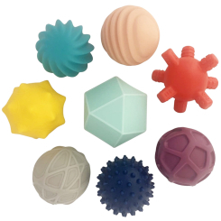 Розвивальні іграшки - Набір текстурних м'ячиків Beiens 10 шт (YZ50) Розвивальні іграшки - Набір текстурних м'ячиків Beiens 10 шт (YZ50)