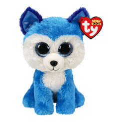 М'які тварини - М'яка іграшка TY Beanie boo's Блакитний хаскі Принц 15 см (36310)