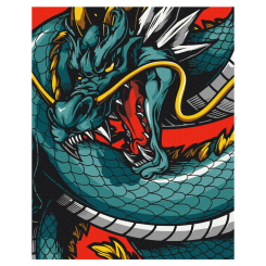 Товари для малювання - Картина за номерами Brushme Королівський дракон (BS53712) Товари для малювання - Картина за номерами Brushme Королівський дракон (BS53712)